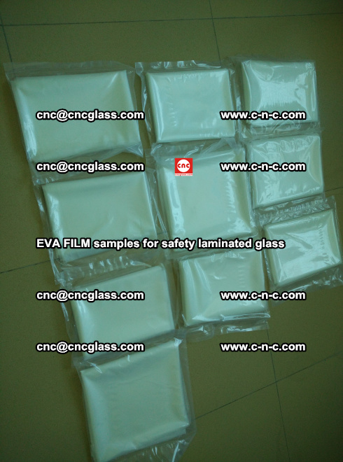 EVAFORCE EVA FILM SUPER PLUS samples for safety laminated glass (10)