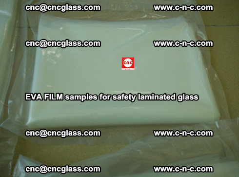 EVAFORCE EVA FILM SUPER PLUS samples for safety laminated glass (100)