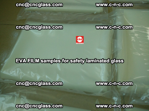 EVAFORCE EVA FILM SUPER PLUS samples for safety laminated glass (120)