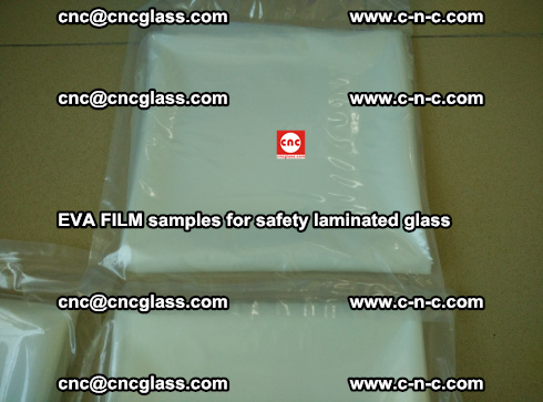 EVAFORCE EVA FILM SUPER PLUS samples for safety laminated glass (150)