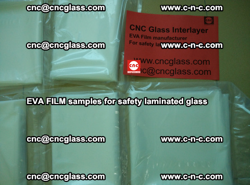 EVAFORCE EVA FILM SUPER PLUS samples for safety laminated glass (170)