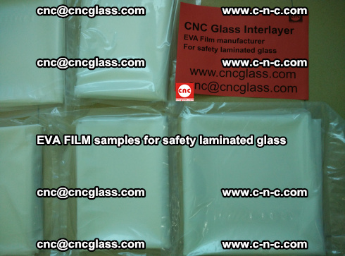 EVAFORCE EVA FILM SUPER PLUS samples for safety laminated glass (174)