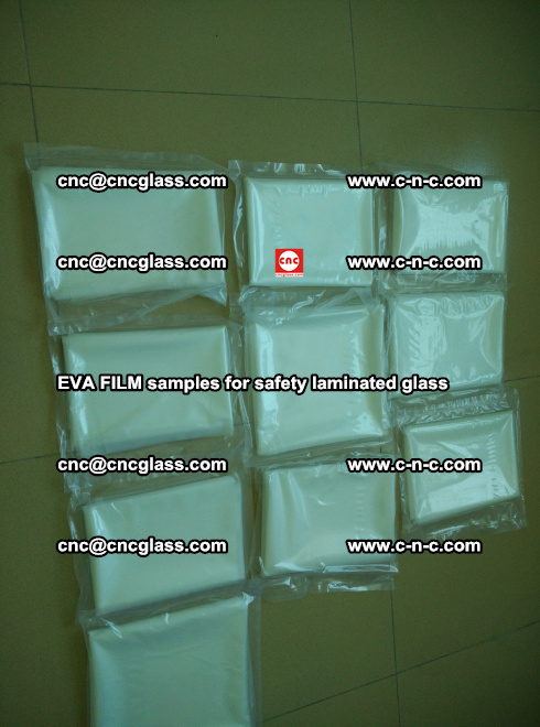EVAFORCE EVA FILM SUPER PLUS samples for safety laminated glass (3)