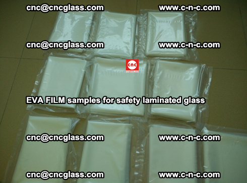 EVAFORCE EVA FILM SUPER PLUS samples for safety laminated glass (30)
