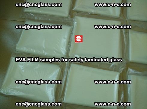 EVAFORCE EVA FILM SUPER PLUS samples for safety laminated glass (50)