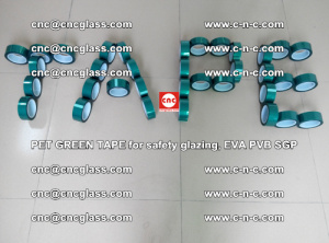 Green Ribbon Tape for safety laminated glass galzing (2)