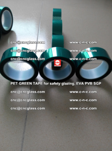 Green Ribbon Tape for safety laminated glass galzing (37)