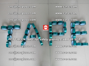 Green Ribbon Tape for safety laminated glass galzing (49)