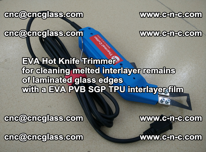 EVA Hot Knife Trimmer for cleaning interlayer remains of solar panel modules (14)