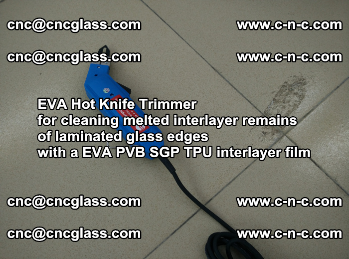 EVA Hot Knife Trimmer for cleaning interlayer remains of solar panel modules (19)