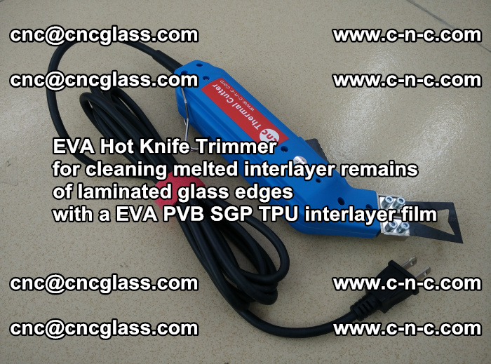 EVA Hot Knife Trimmer for cleaning interlayer remains of solar panel modules (27)
