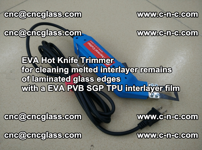 EVA Hot Knife Trimmer for cleaning interlayer remains of solar panel modules (30)
