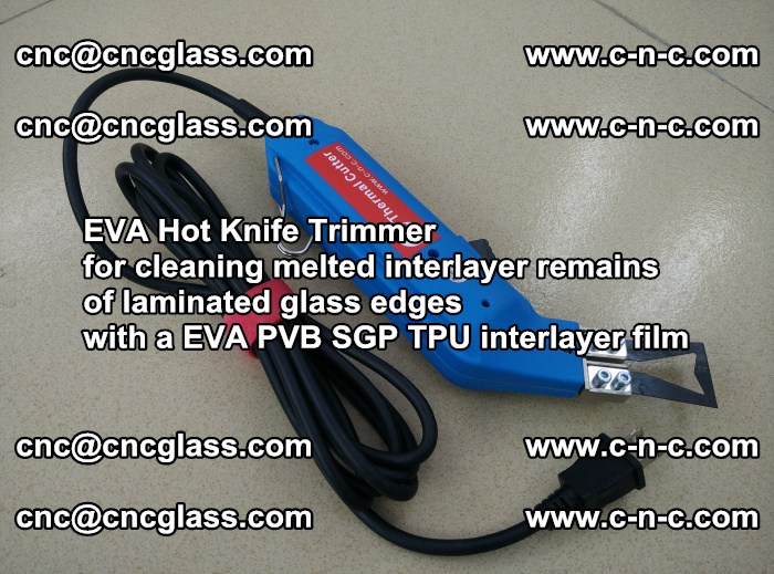 EVA Hot Knife Trimmer for cleaning interlayer remains of solar panel modules (47)