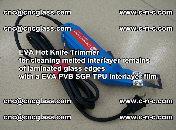 EVA Hot Knife Trimmer for cleaning interlayer remains of solar panel modules (48)
