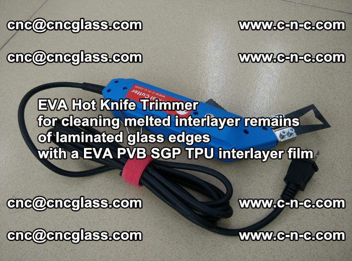 EVA Hot Knife Trimmer for cleaning interlayer remains of solar panel modules (1)