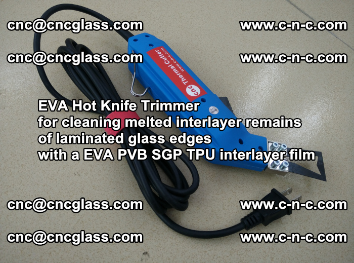 EVA Hot Knife Trimmer for cleaning interlayer remains of solar panel modules (10)
