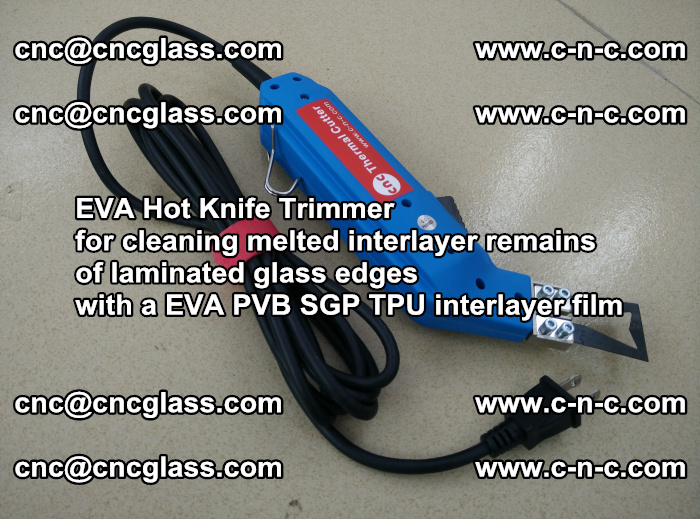 EVA Hot Knife Trimmer for cleaning interlayer remains of solar panel modules (11)