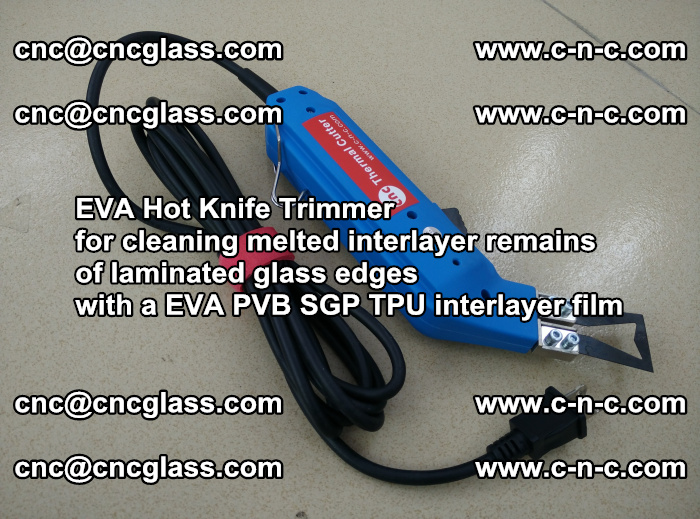 EVA Hot Knife Trimmer for cleaning interlayer remains of solar panel modules (13)