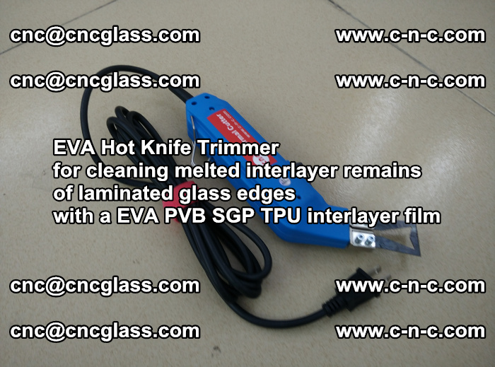 EVA Hot Knife Trimmer for cleaning interlayer remains of solar panel modules (20)