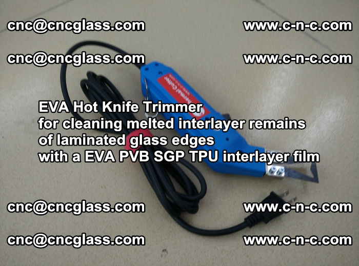 EVA Hot Knife Trimmer for cleaning interlayer remains of solar panel modules (21)