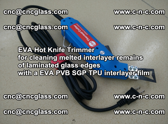 EVA Hot Knife Trimmer for cleaning interlayer remains of solar panel modules (22)
