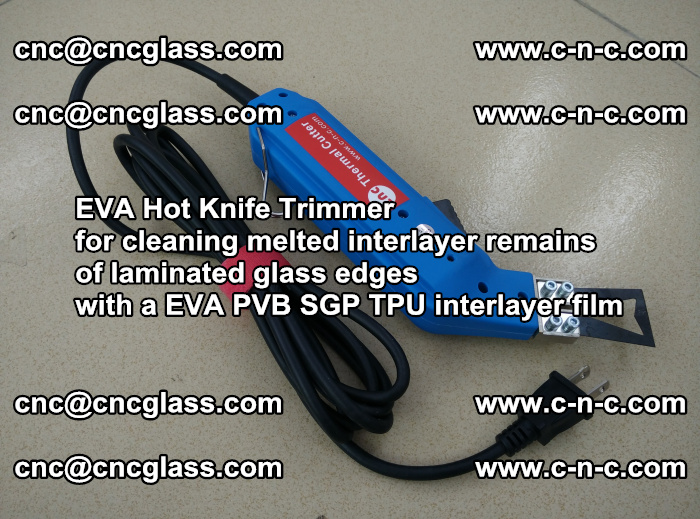 EVA Hot Knife Trimmer for cleaning interlayer remains of solar panel modules (28)