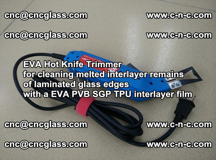 EVA Hot Knife Trimmer for cleaning interlayer remains of solar panel modules (3)