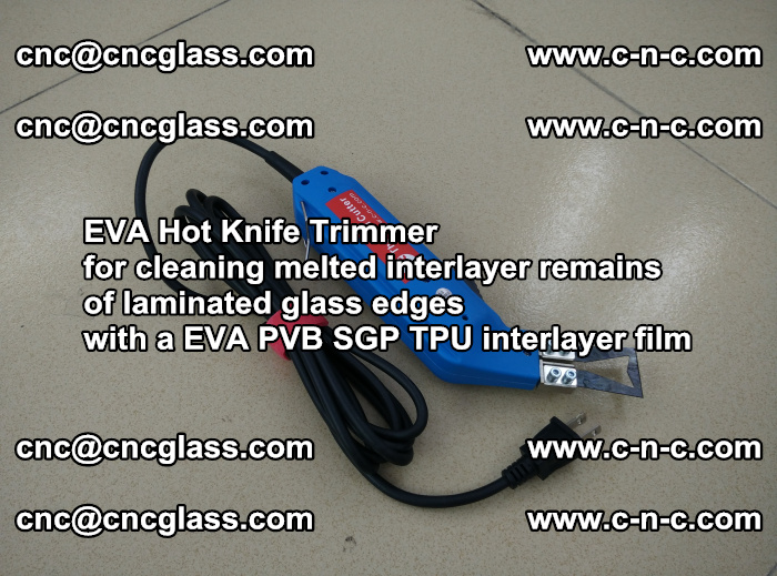 EVA Hot Knife Trimmer for cleaning interlayer remains of solar panel modules (32)