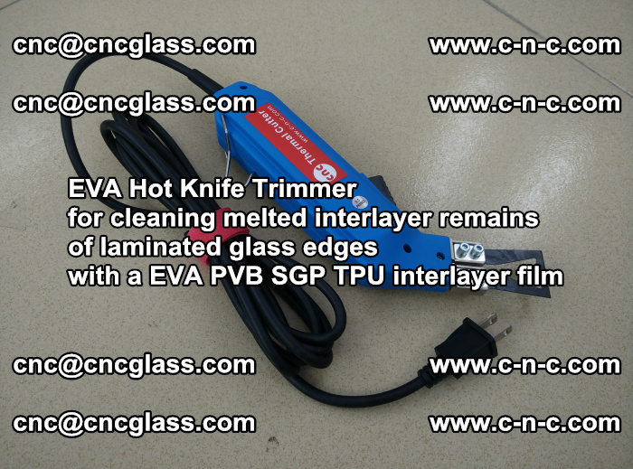 EVA Hot Knife Trimmer for cleaning interlayer remains of solar panel modules (36)