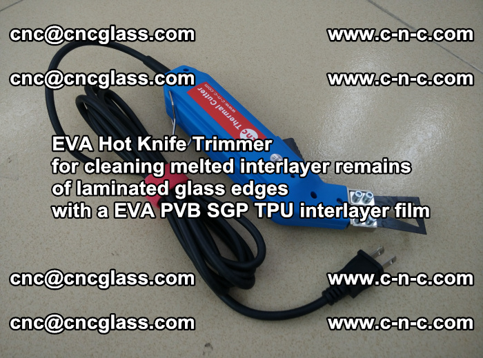 EVA Hot Knife Trimmer for cleaning interlayer remains of solar panel modules (37)