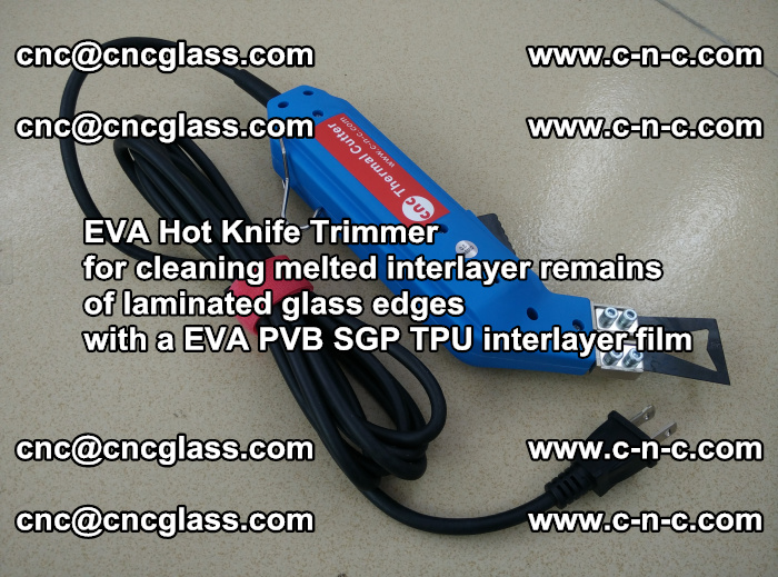 EVA Hot Knife Trimmer for cleaning interlayer remains of solar panel modules (38)