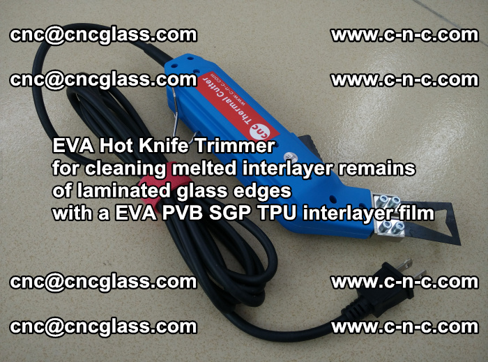EVA Hot Knife Trimmer for cleaning interlayer remains of solar panel modules (43)