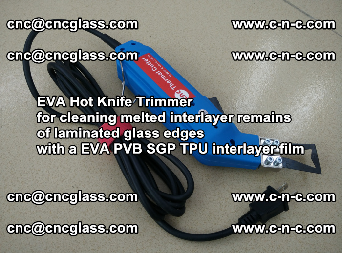 EVA Hot Knife Trimmer for cleaning interlayer remains of solar panel modules (44)