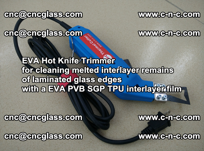 EVA Hot Knife Trimmer for cleaning interlayer remains of solar panel modules (45)