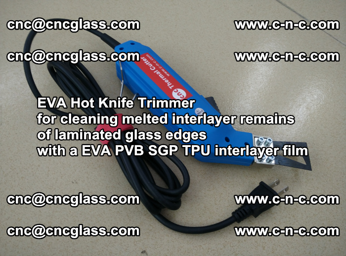 EVA Hot Knife Trimmer for cleaning interlayer remains of solar panel modules (49)