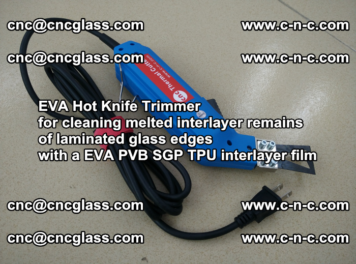 EVA Hot Knife Trimmer for cleaning interlayer remains of solar panel modules (50)