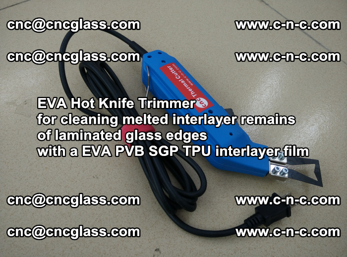 EVA Hot Knife Trimmer for cleaning interlayer remains of solar panel modules (6)